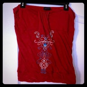 Torrid Embroidered detail Tubetop